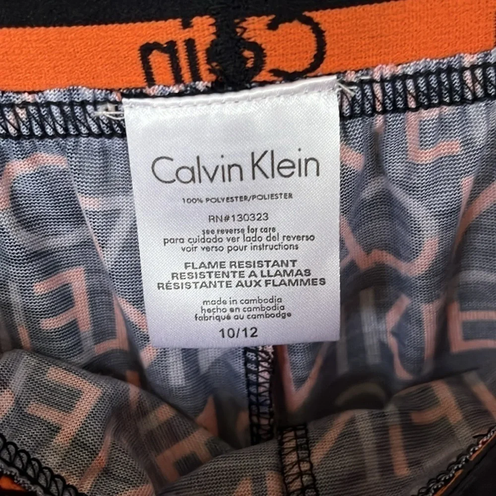 Brand New Calvin Klein Sleep Pants Flame Resistant Stretch Waist Pajama Bottom